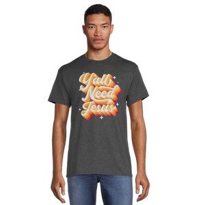 Humor 🤣 Y’all Retro Men's Graphic Tee 👕with Short Sleeves